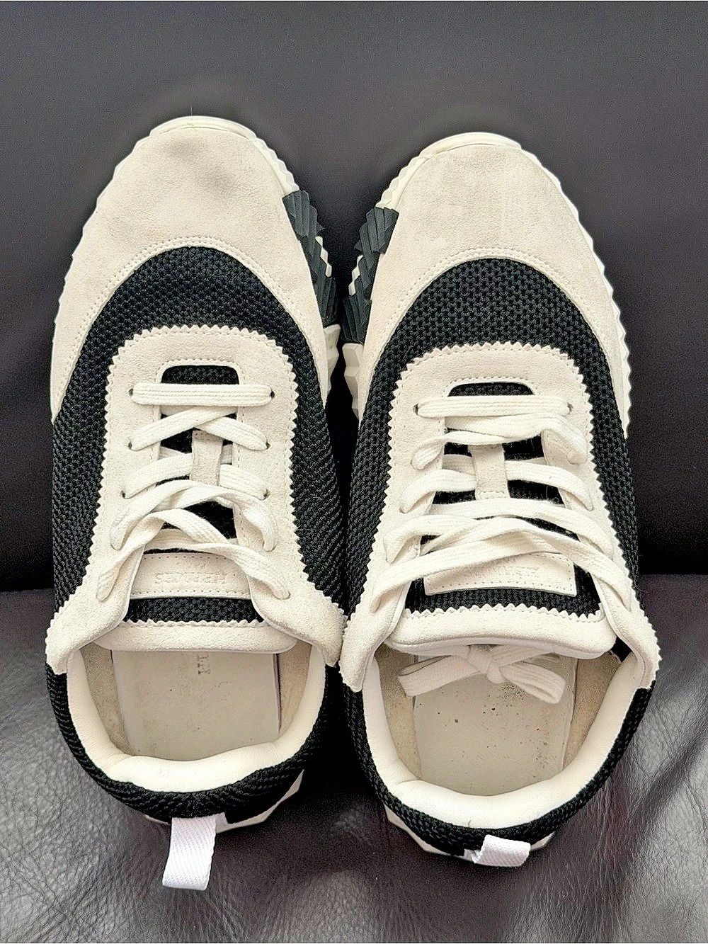 Hermès Bouncing Sneaker Black & Cream Sneakers 38 Size - Picture 5 of 17